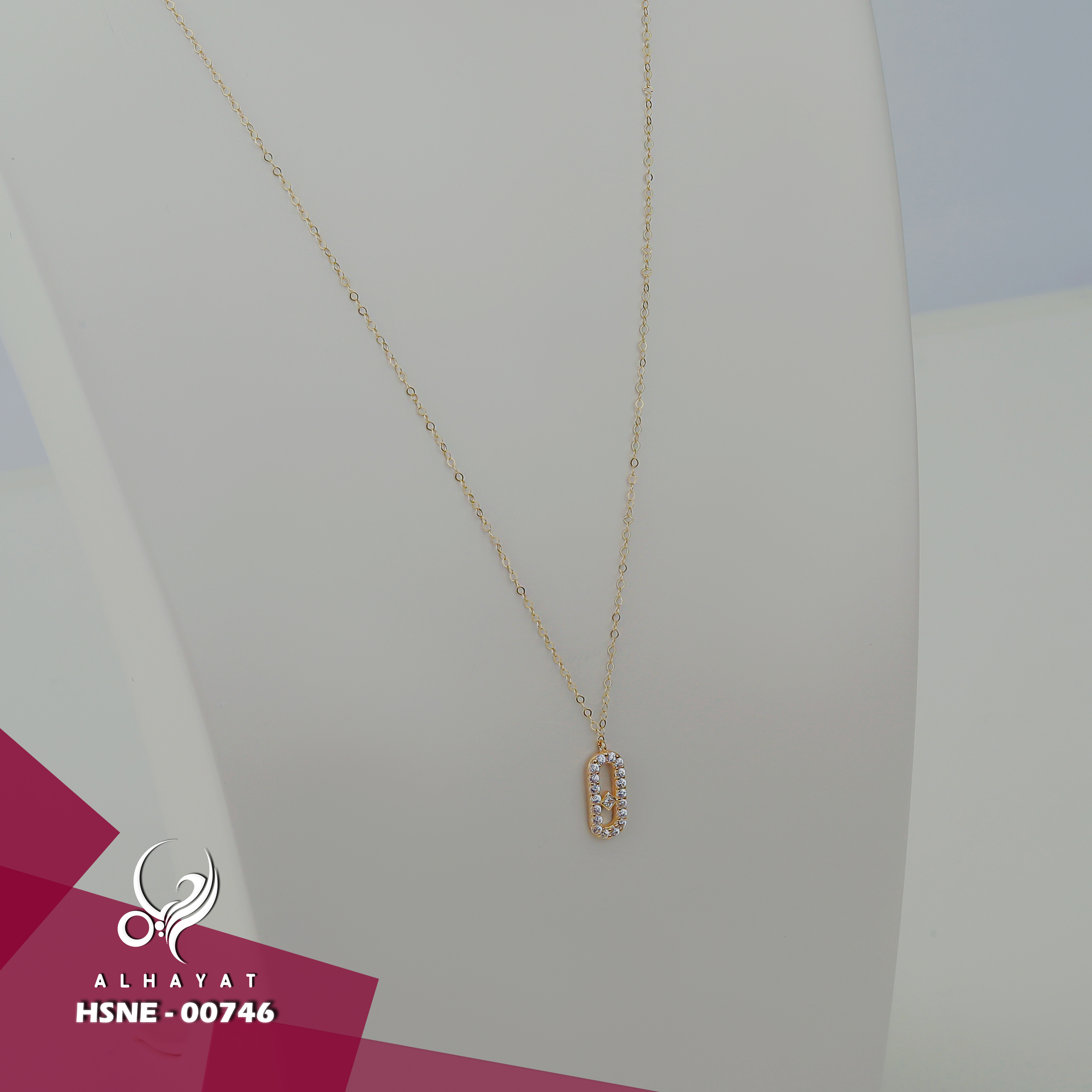 18 karat gold choker, made in Turkey - (H-1053)